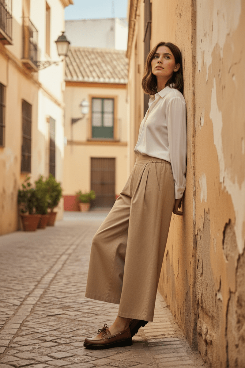 Pantalon Roma Beige - W STUDIO Pantalon