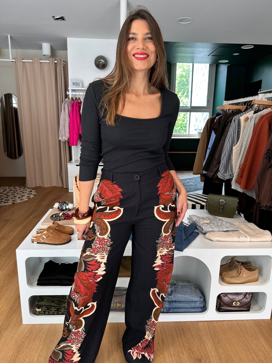 Pantalon Rossita NOIR - ANGE Pantalon