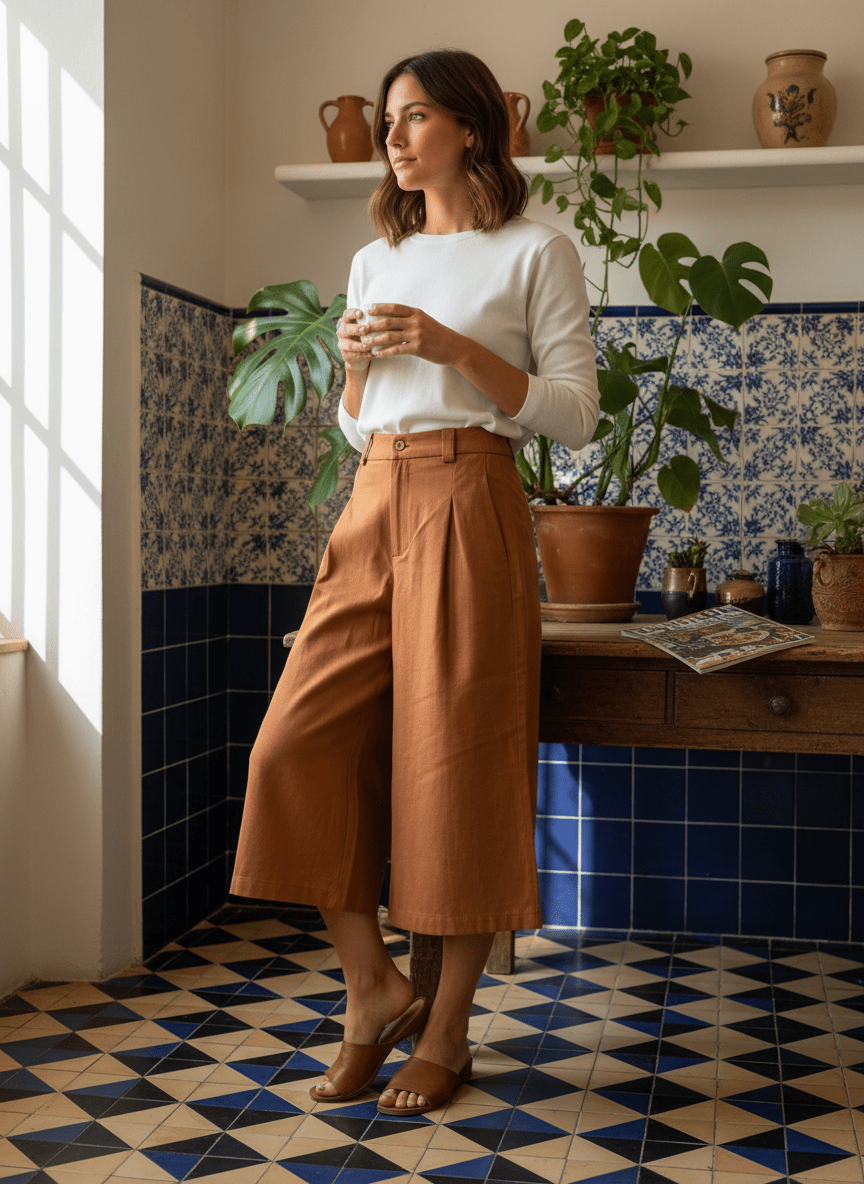 PANTALON SOCRATE BRICK - SEEUSOON Pantalon