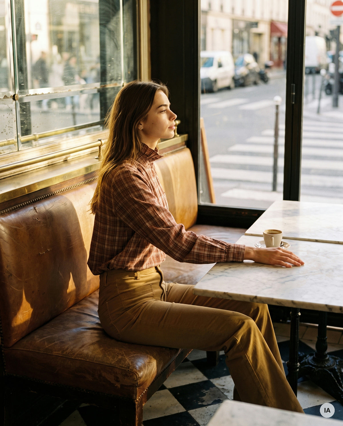 PANTALON SONNY BEIGE - LA PETITE ETOILE Jeans — Image générée par IA