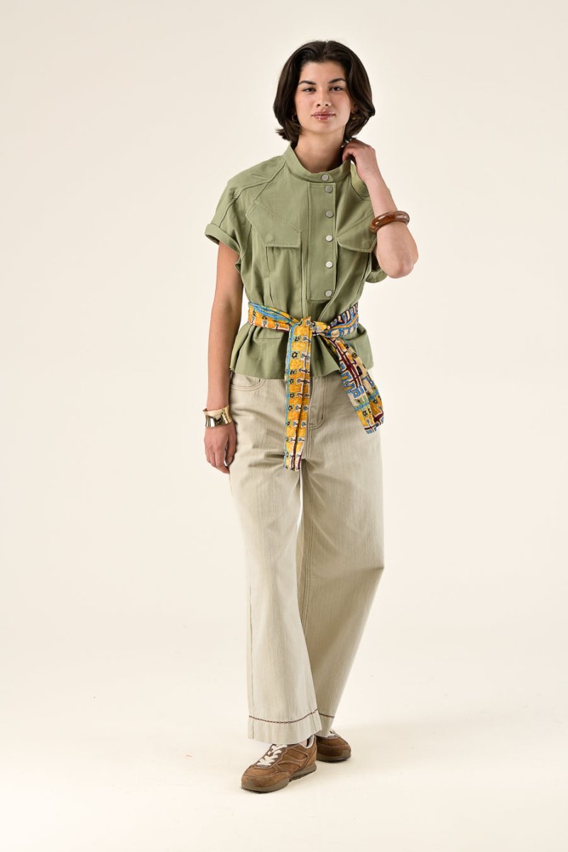 PANTALON ULRICH Beige - ORFEO PANTALON