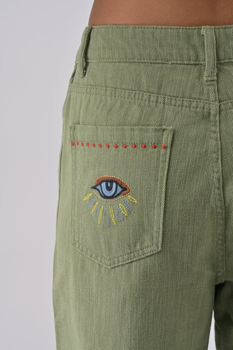 PANTALON VINCIANE KAKI - ORFEO PANTALON