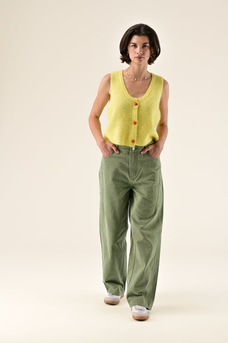 PANTALON VINCIANE KAKI - ORFEO PANTALON
