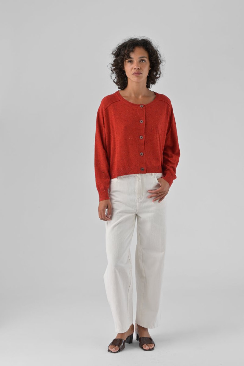 PANTALON VINCIANE ECRU - ORFEO PANTALON