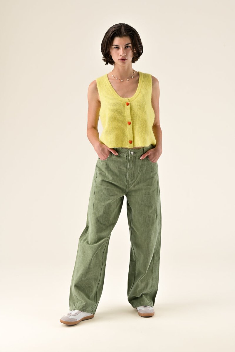 PANTALON VINCIANE KAKI - ORFEO PANTALON