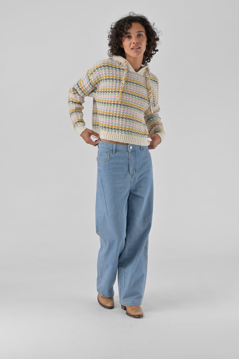 PANTALON VINCIANE DENIM - ORFEO PANTALON