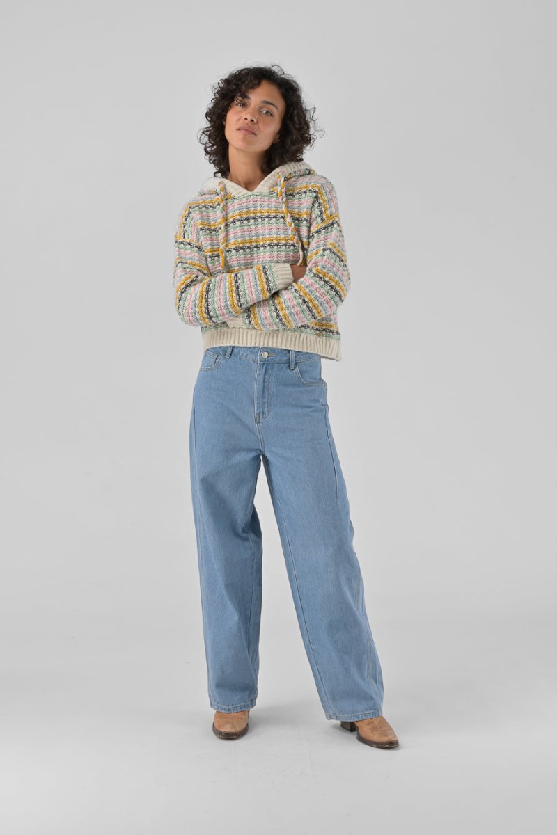 PANTALON VINCIANE DENIM - ORFEO PANTALON