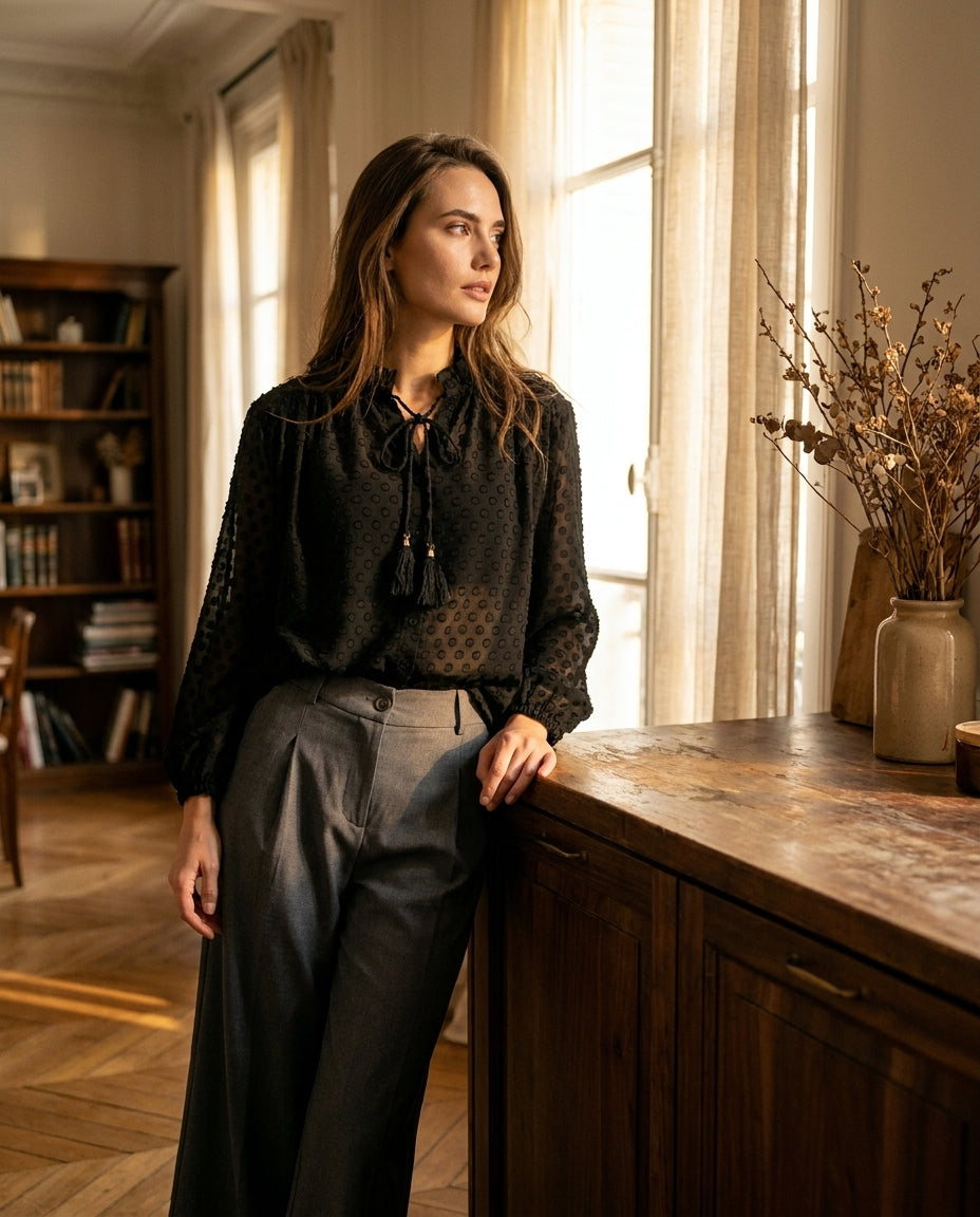 PANTALON WESLEY GRIS - MINUIT DOUZE PANTALON