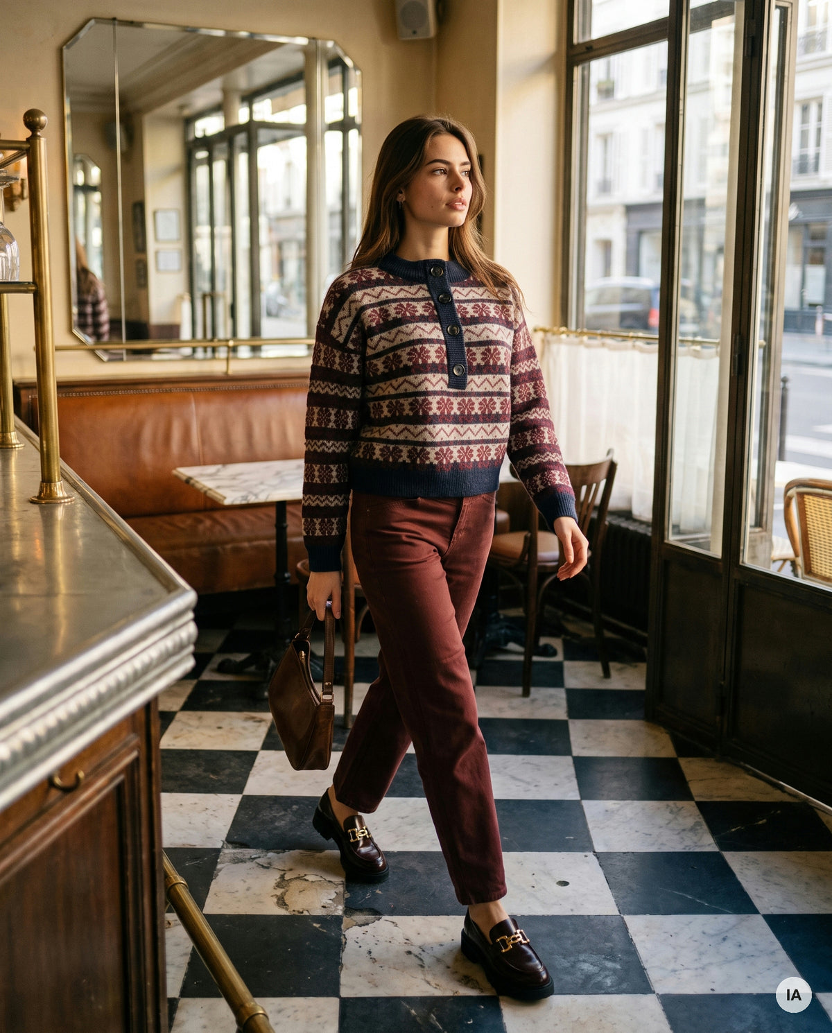 PULL ADELIE NAVY - ORFEO Pull — Image générée par IA