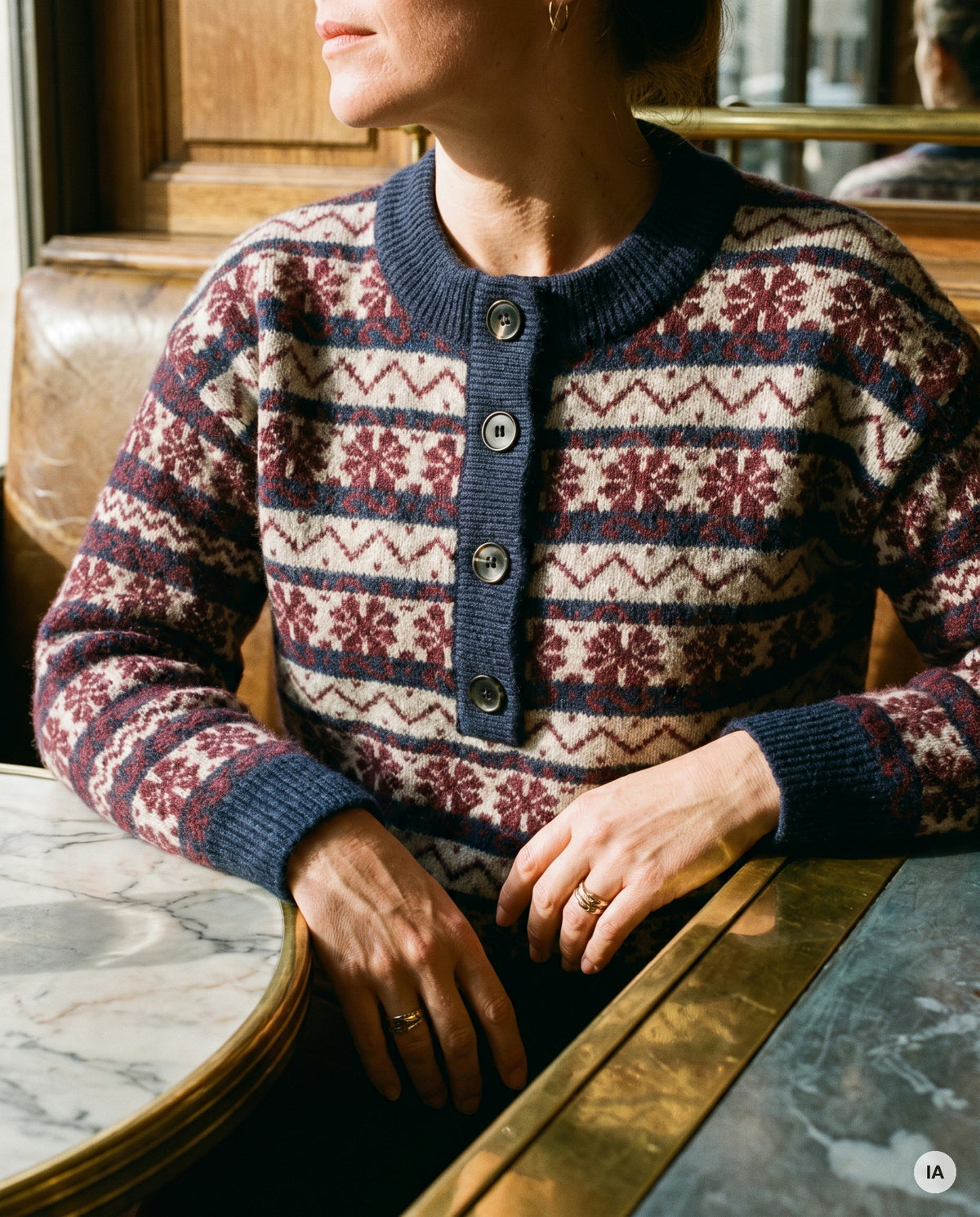 PULL ADELIE NAVY - ORFEO Pull — Image générée par IA
