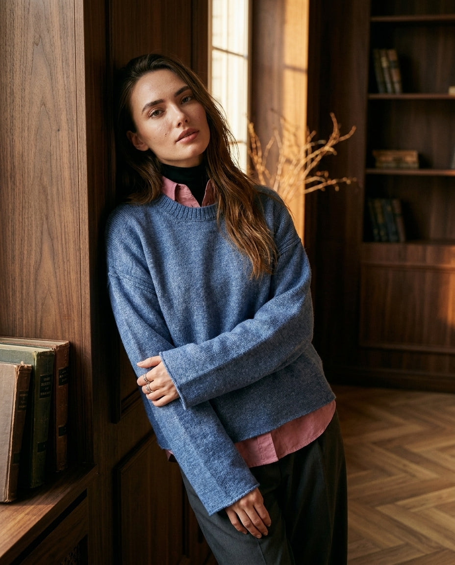 PULL CHILL DENIM - MINUIT DOUZE PULL