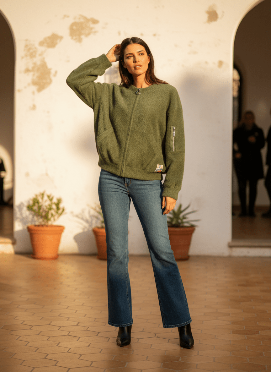 PULL DENWEN LIGHT KAKI - ADORE Pull