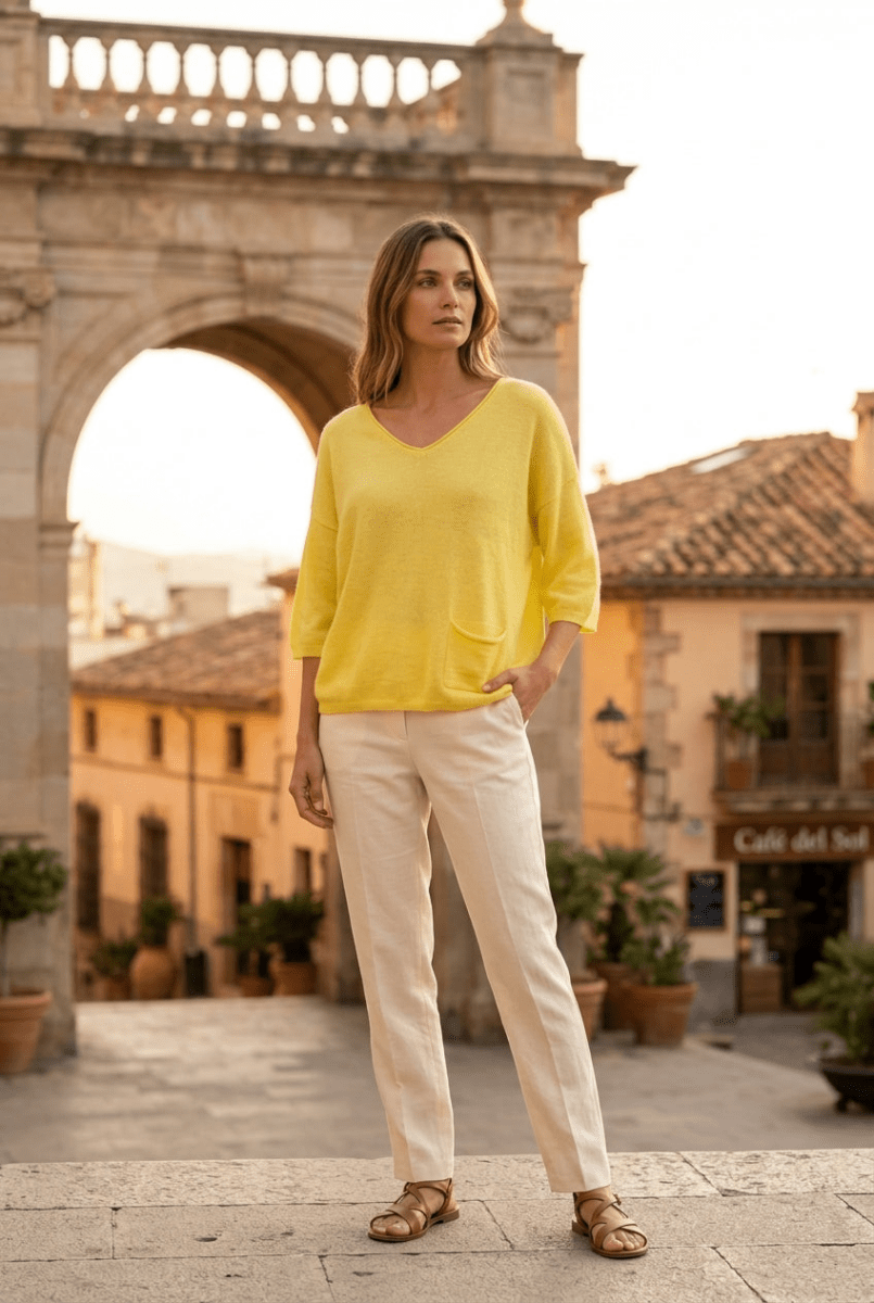 PULL IDA Orange - RUE MAZARINE PULL