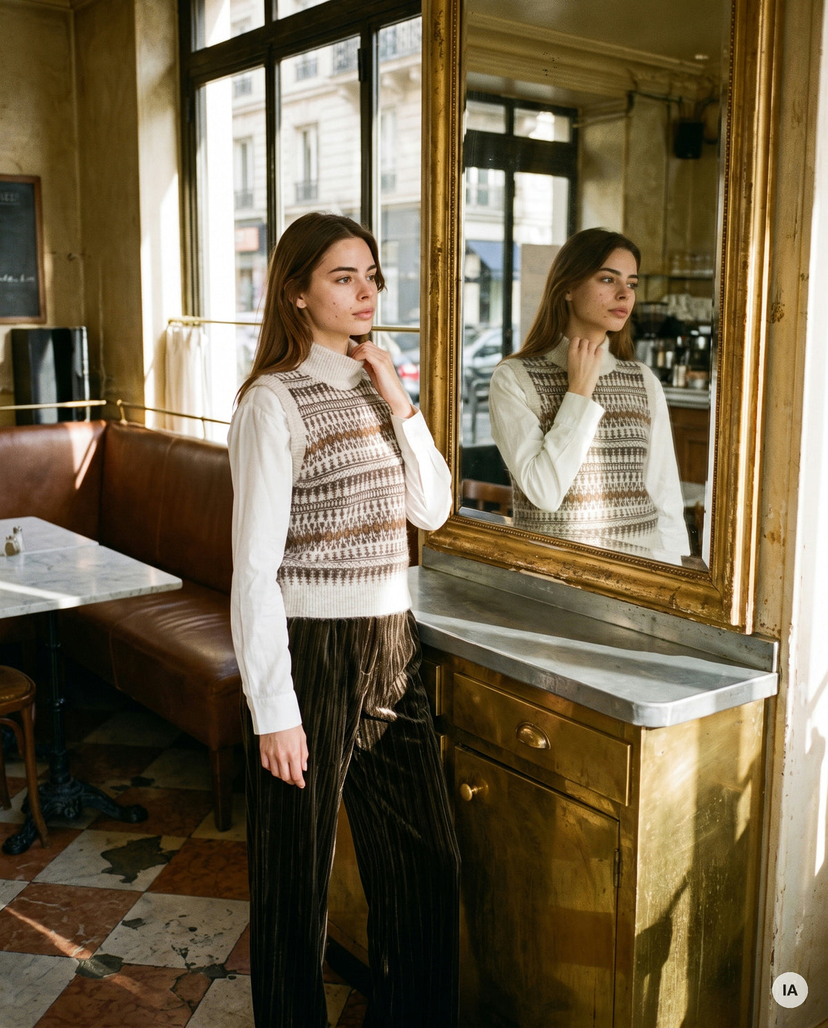 PULL KENZA - SEEUSOON KNIT — Image générée par IA