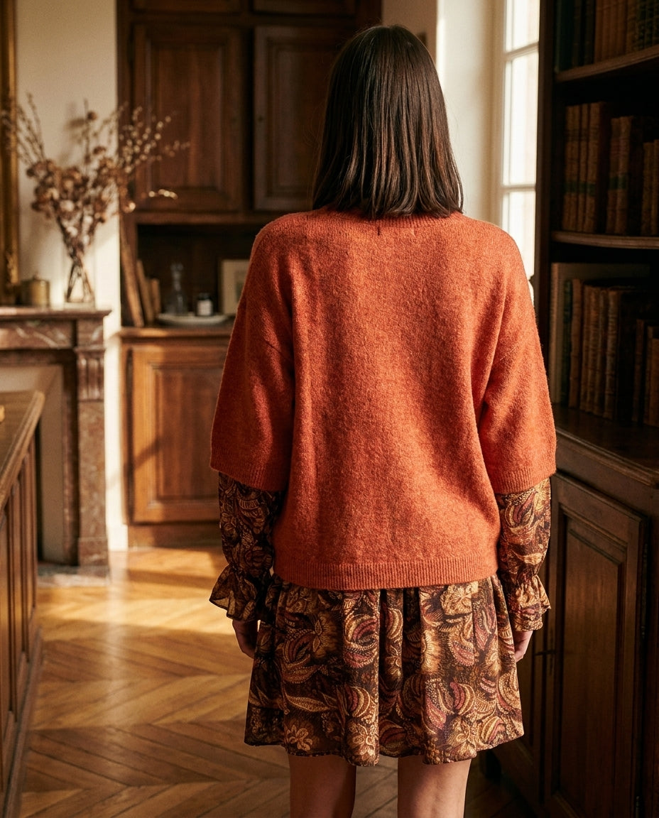 PULL KOOL ORANGE - MINUIT DOUZE PULL
