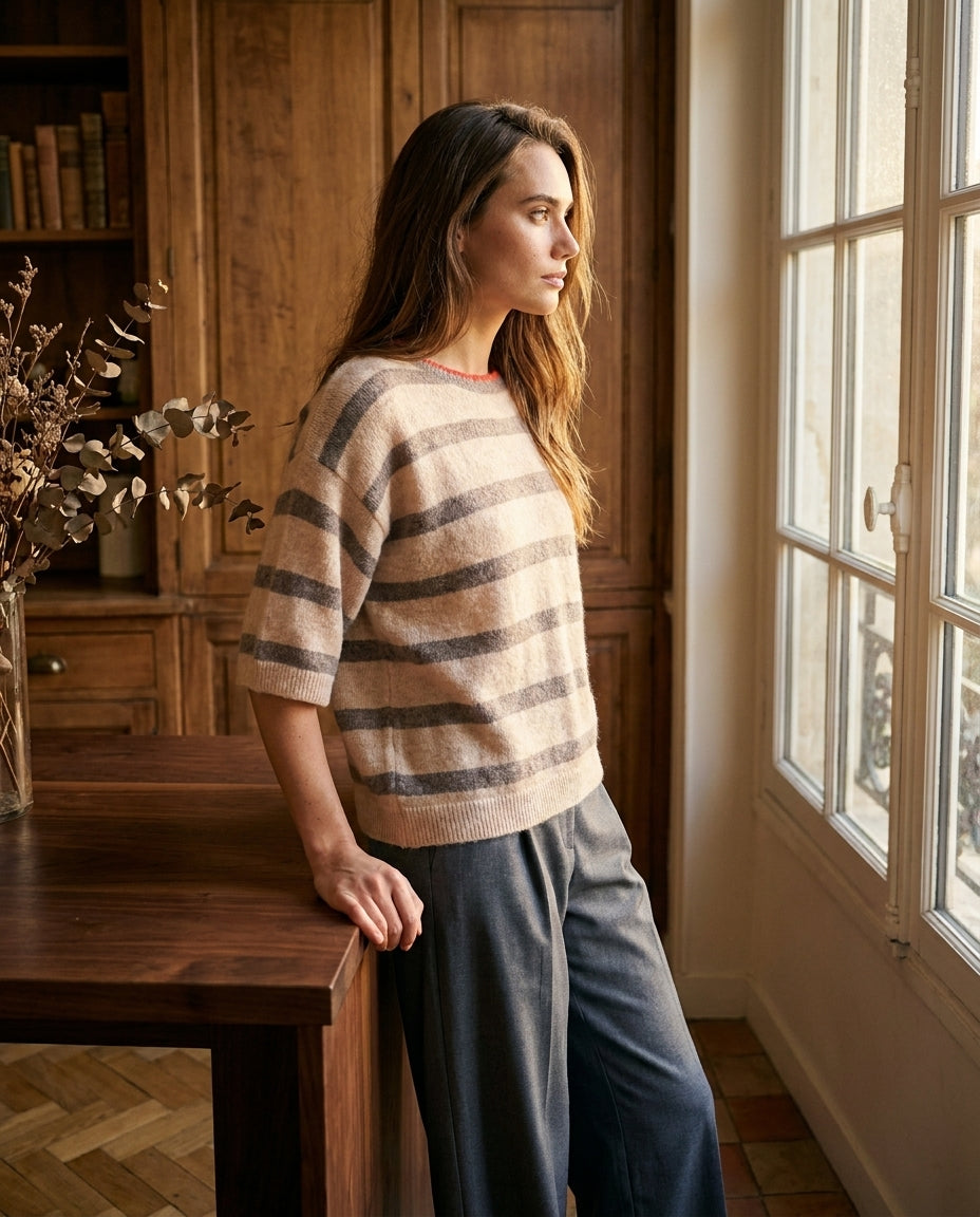 PULL KOOL RAYURES - MINUIT DOUZE Pull