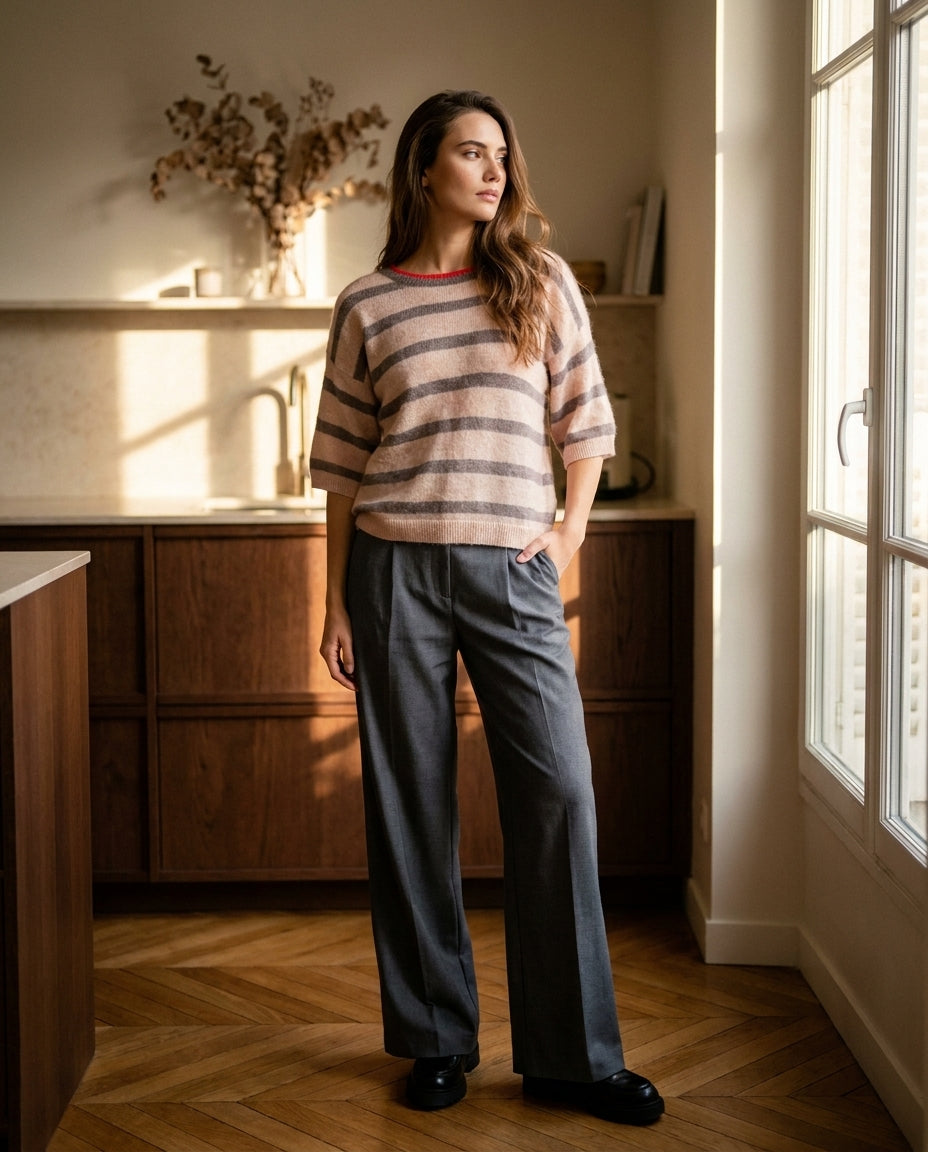 PULL KOOL RAYURES - MINUIT DOUZE Pull