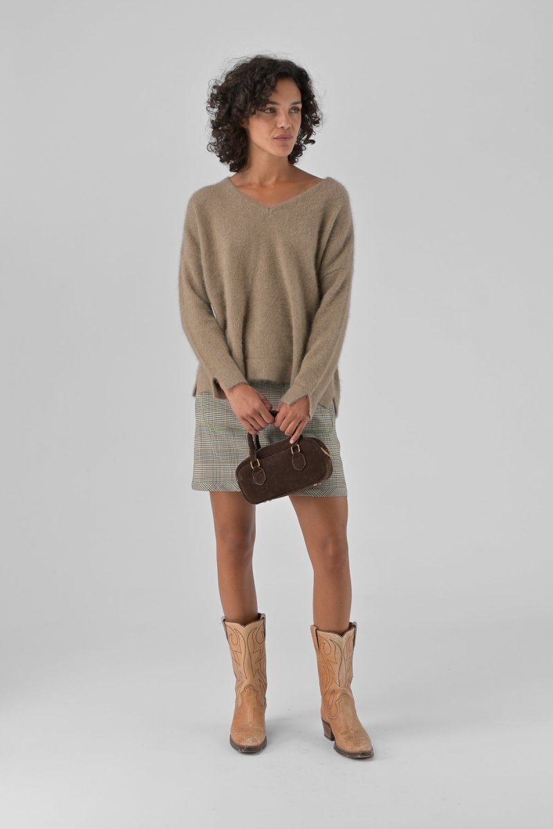 PULL LUZIO TAUPE - ORFEO PULL