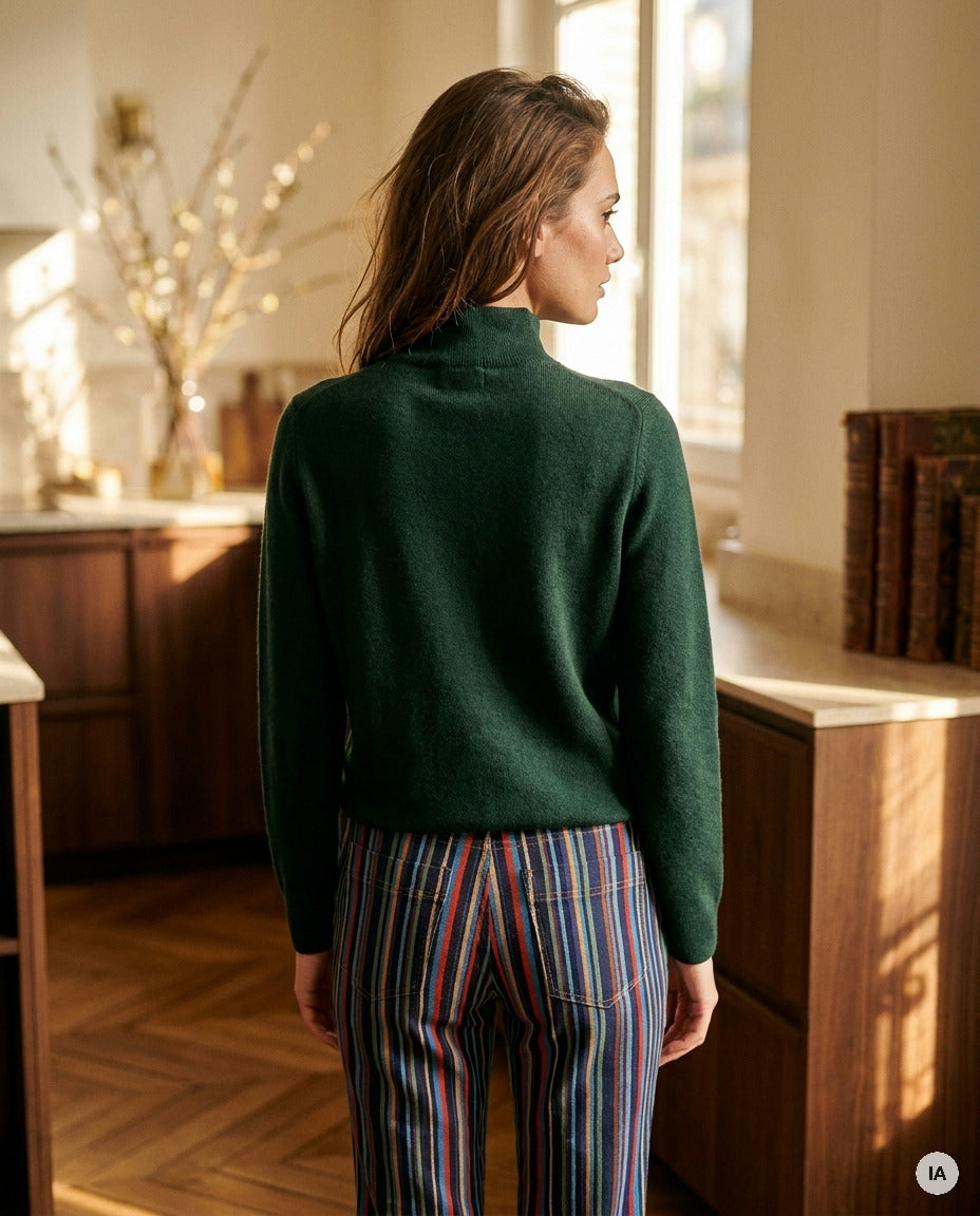 PULL MISHA GREEN - LAUREPLUSMAX Pull — Image générée par IA