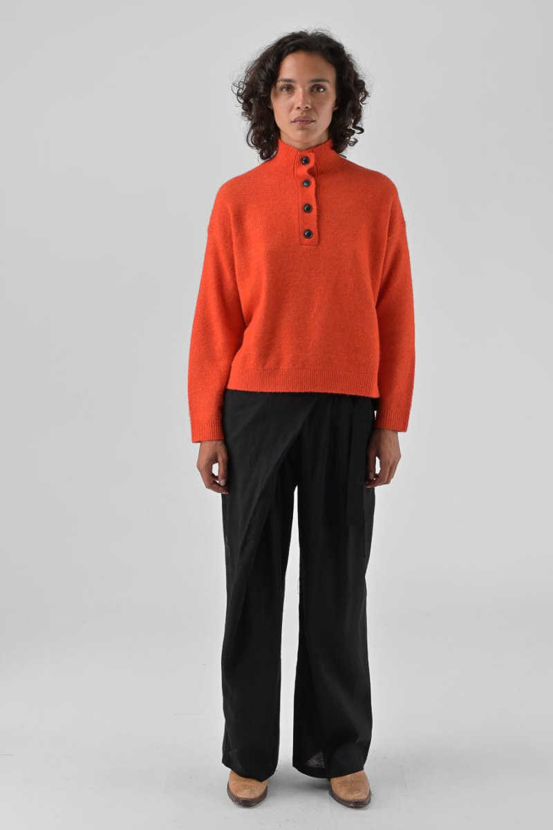 PULL NATHANIELLE Orange - ORFEO PULL