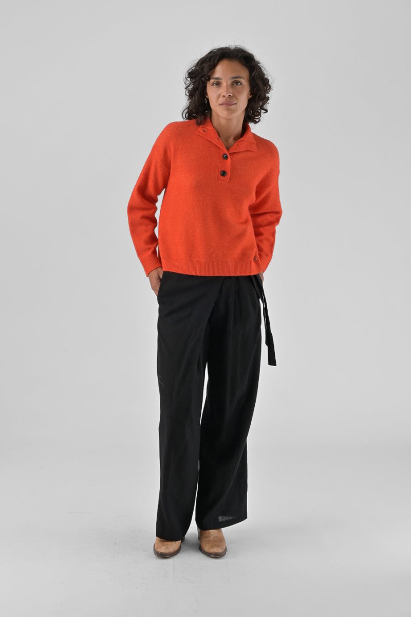 PULL NATHANIELLE Orange - ORFEO PULL