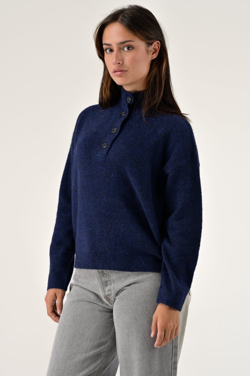 PULL NATHANIELLE Navy - ORFEO PULL
