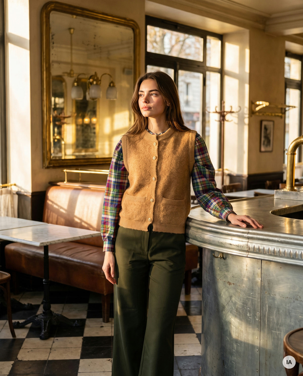PULL TRESOR CAMEL - MINUIT DOUZE Pull — Image générée par IA