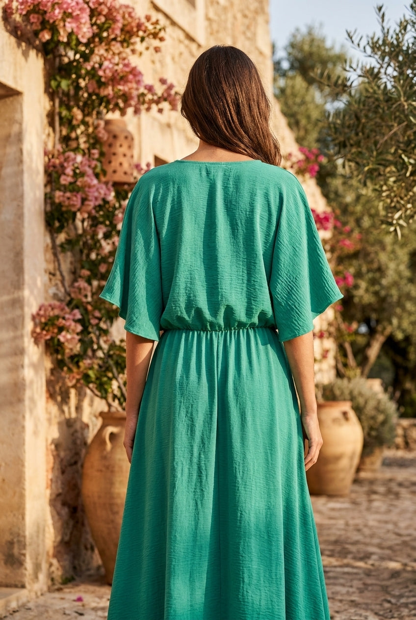 ROBE ALABAMA VERT - RUE DES ABBESSES Robe