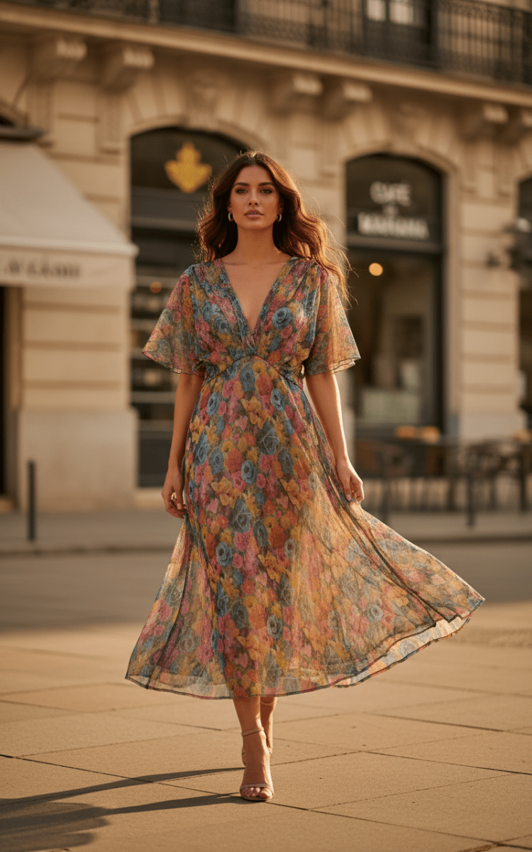 Robe Alabama BLEU - RUE DES ABBESSES Robe