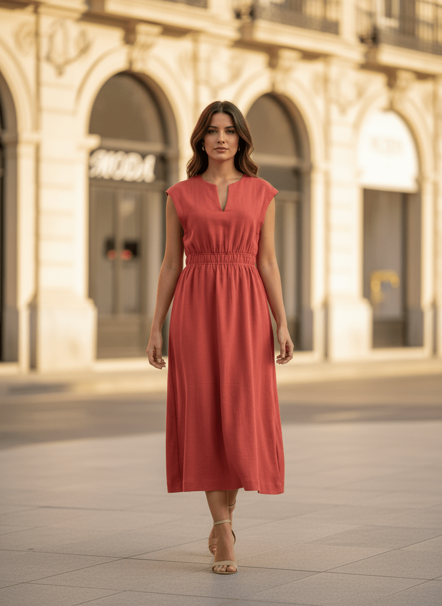 Robe Candice RED - THE KORNER DRESS
