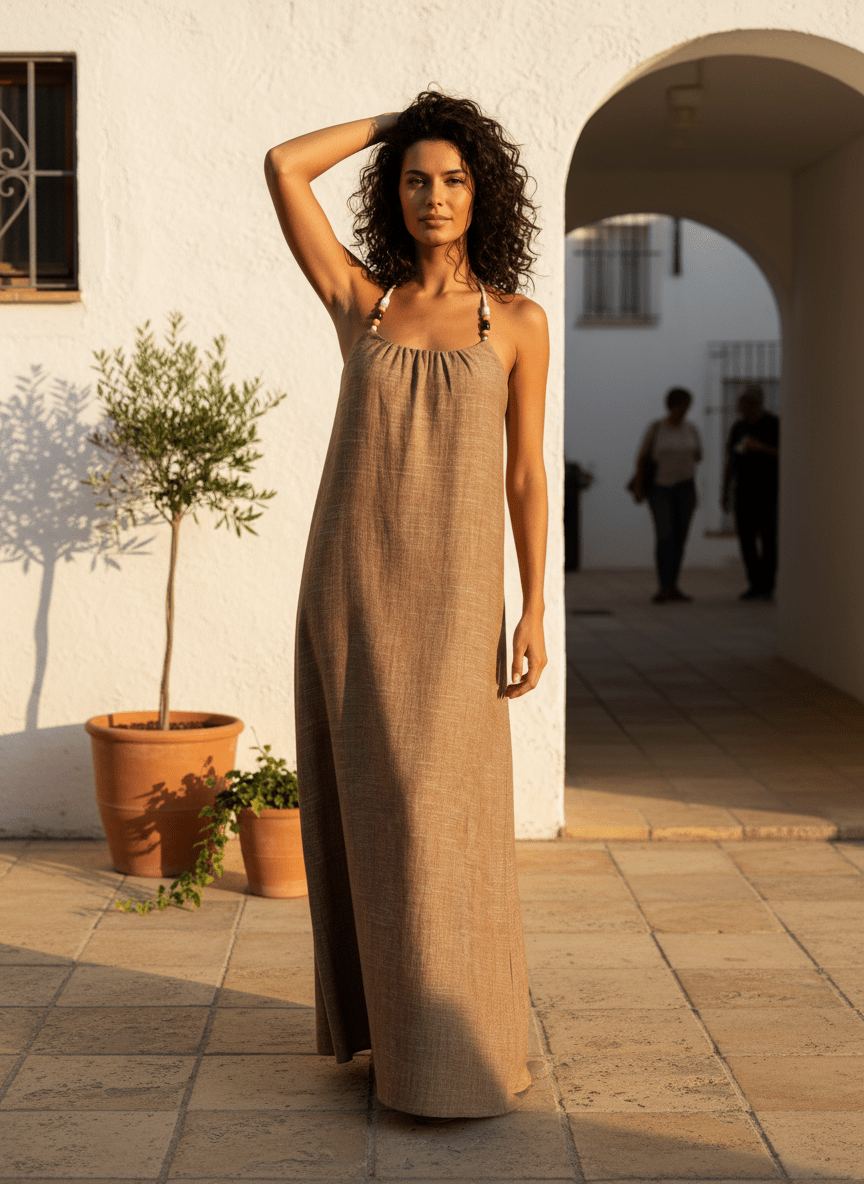 Robe Falino BROWN - THE KORNER ROBE