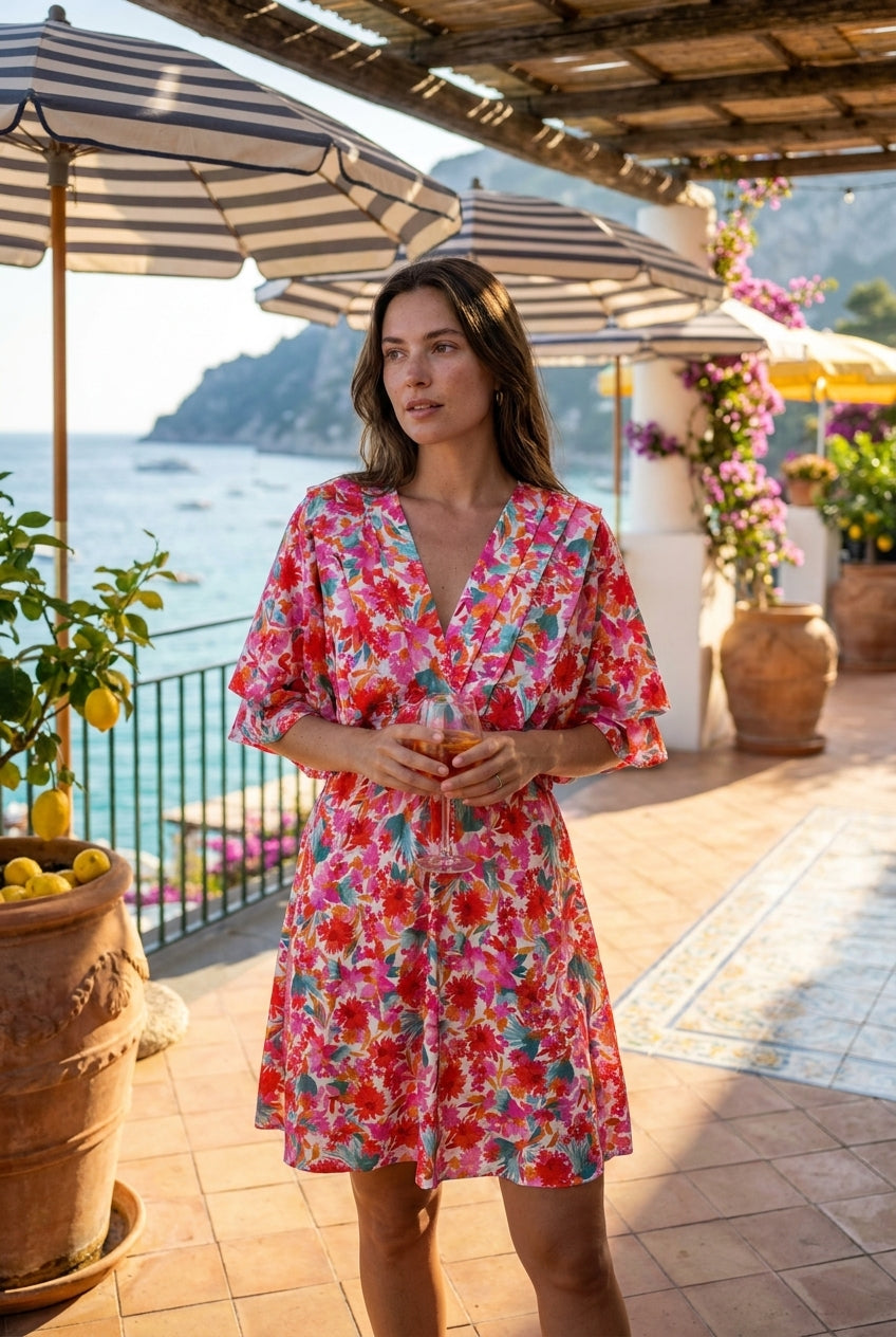 ROBE FLORIDA ROSE - RUE DES ABBESSES Robe