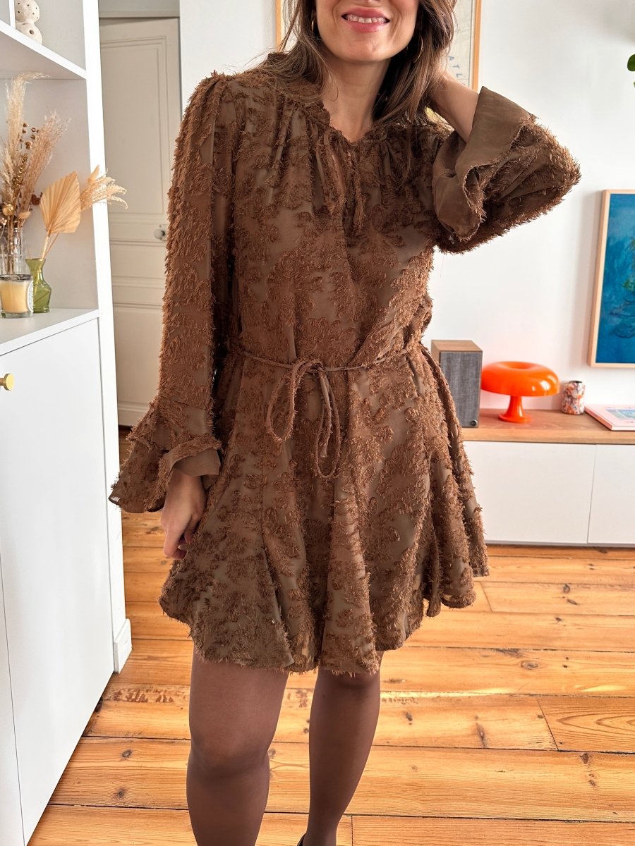 Robe Magda CHOCOLAT - KILKY Robe
