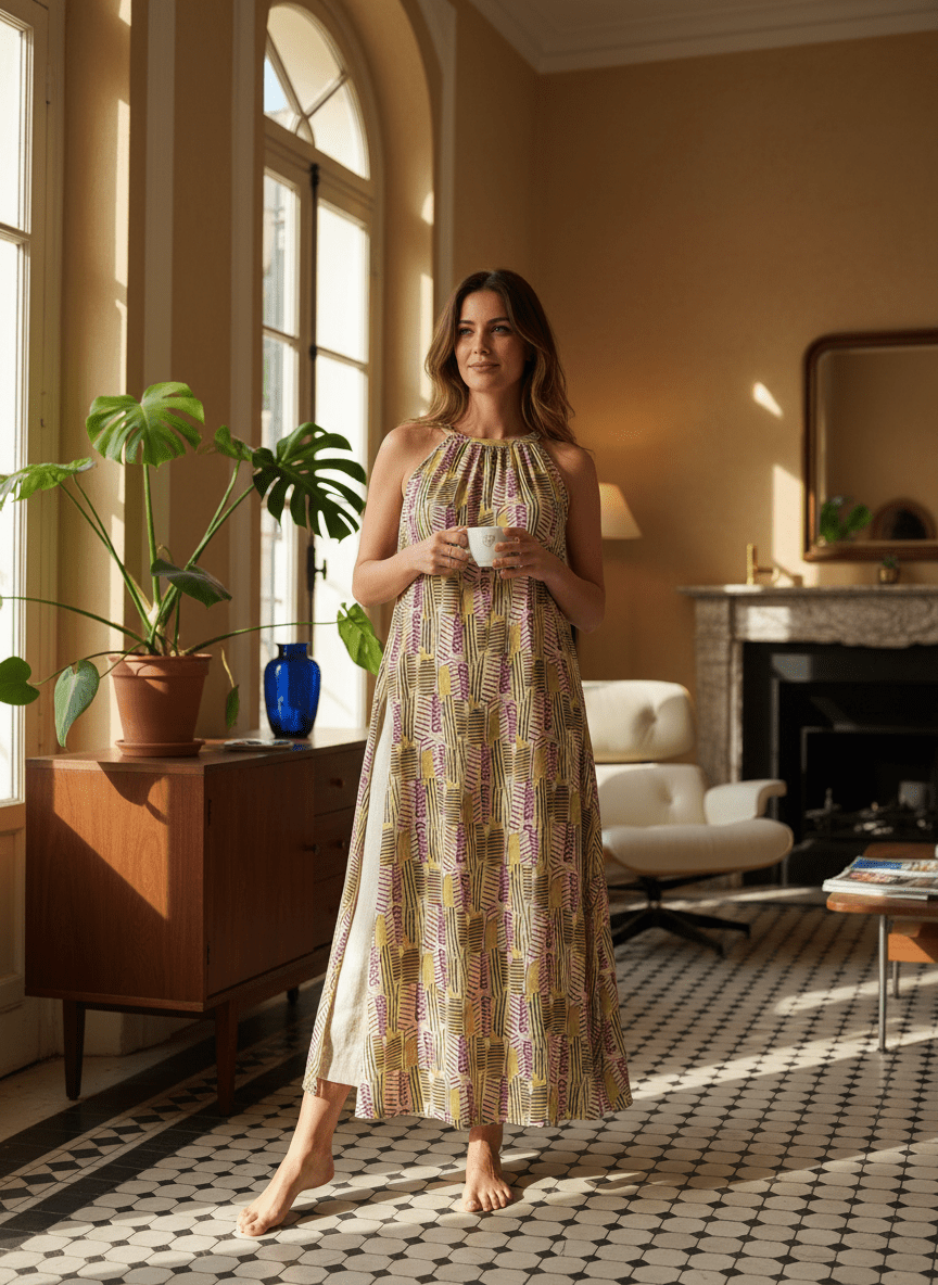 ROBE MAGDA KAKI - SEEUSOON Robe
