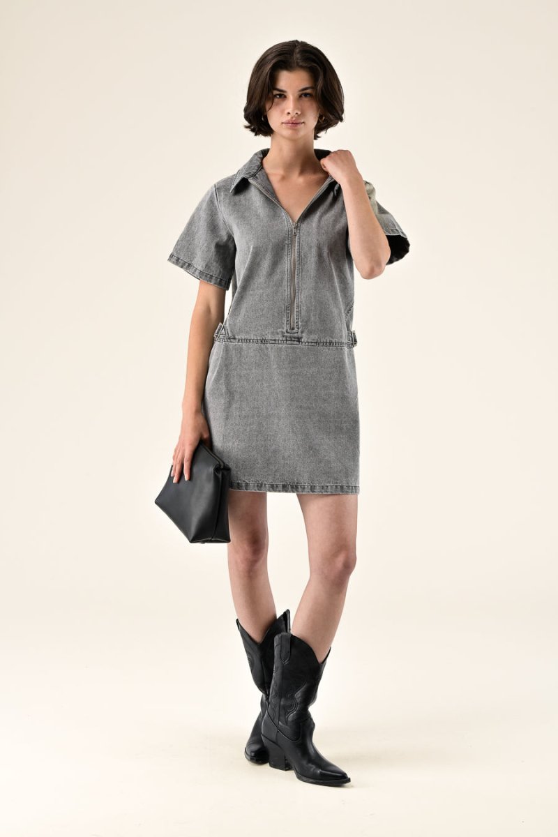 ROBE MAHENA Gris - ORFEO Robe