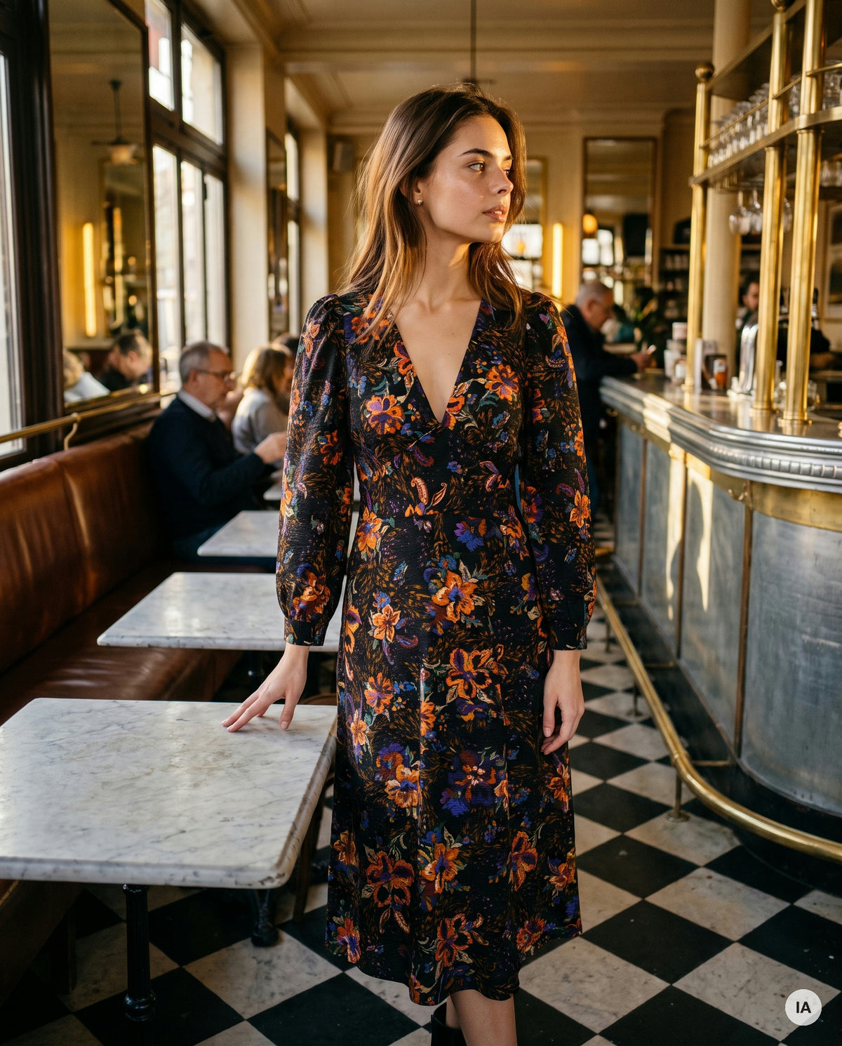 ROBE MANITA NOIR - RUE DES ABBESSES Robe — Image générée par IA
