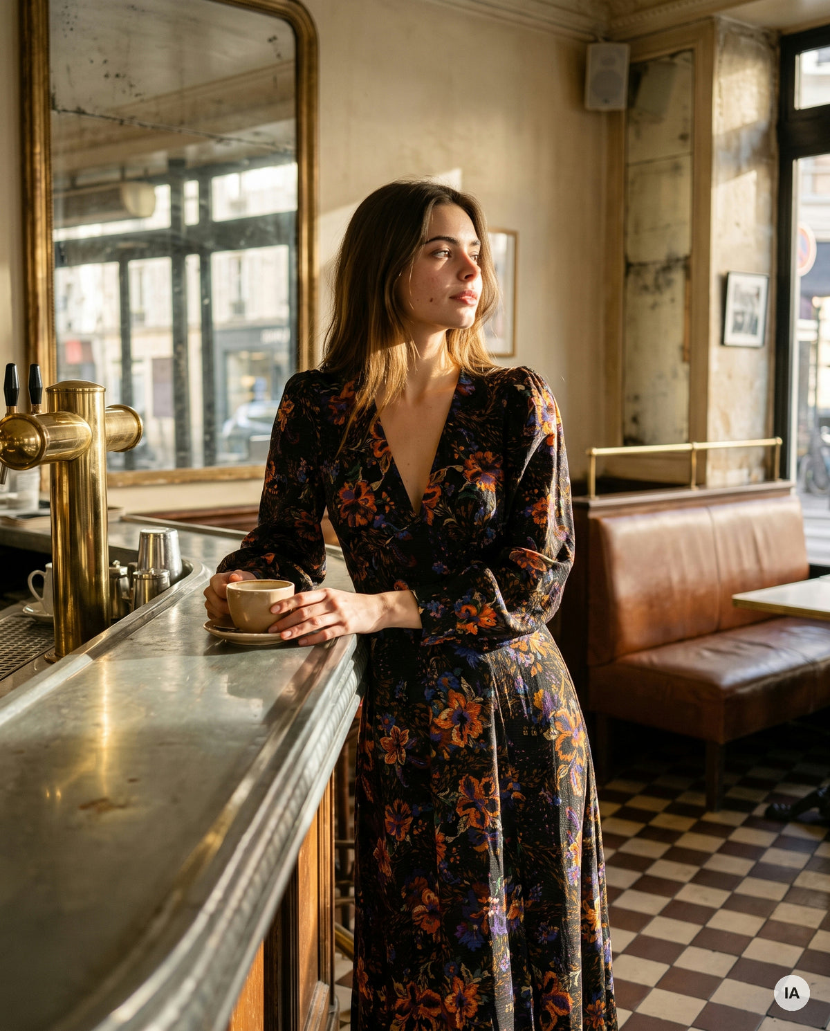 ROBE MANITA NOIR - RUE DES ABBESSES Robe — Image générée par IA