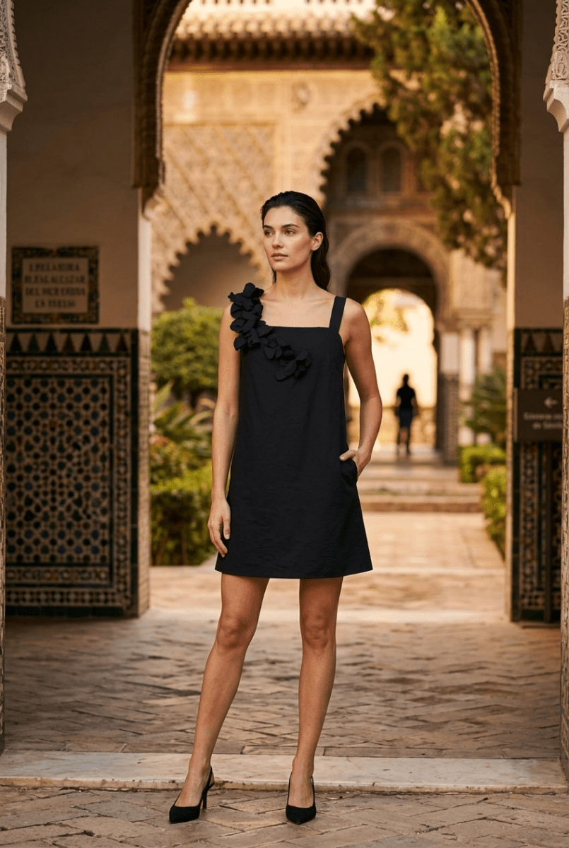 Robe Melinda NOIR - WILD PONY Robe