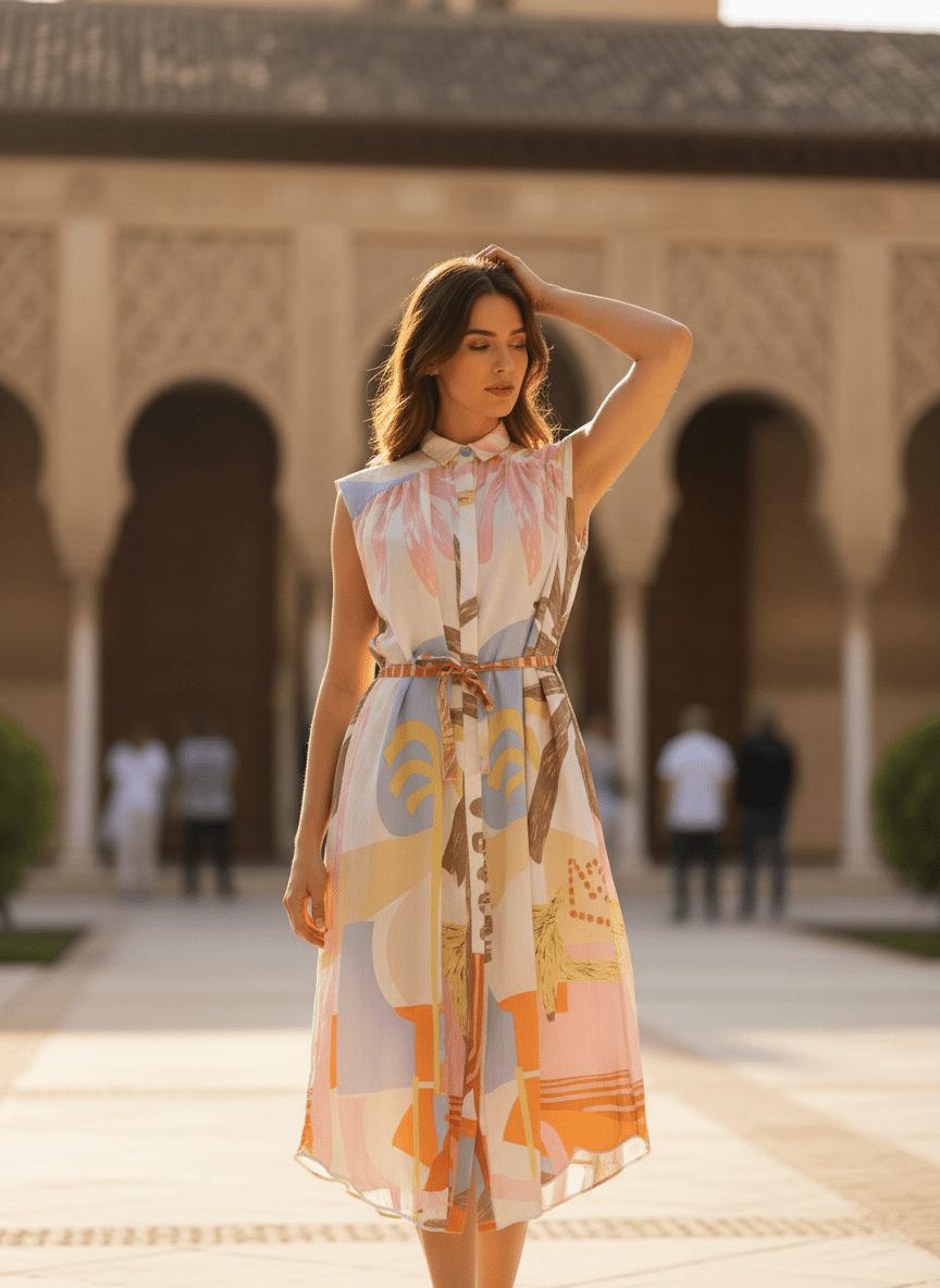 ROBE NINA BANANIER - CASBAH LOVE Robe