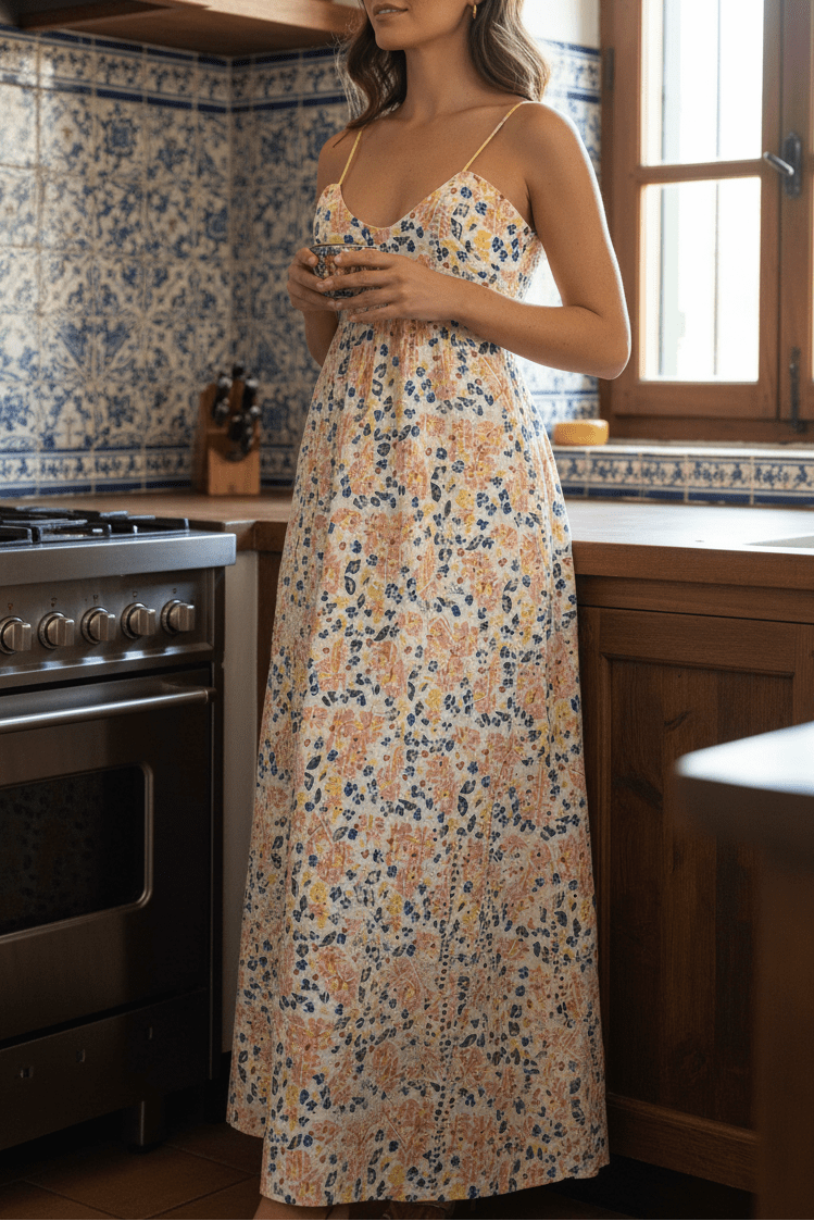Robe Randal BRODERIE GARDEN FLUO - LAUREPLUSMAX Robe