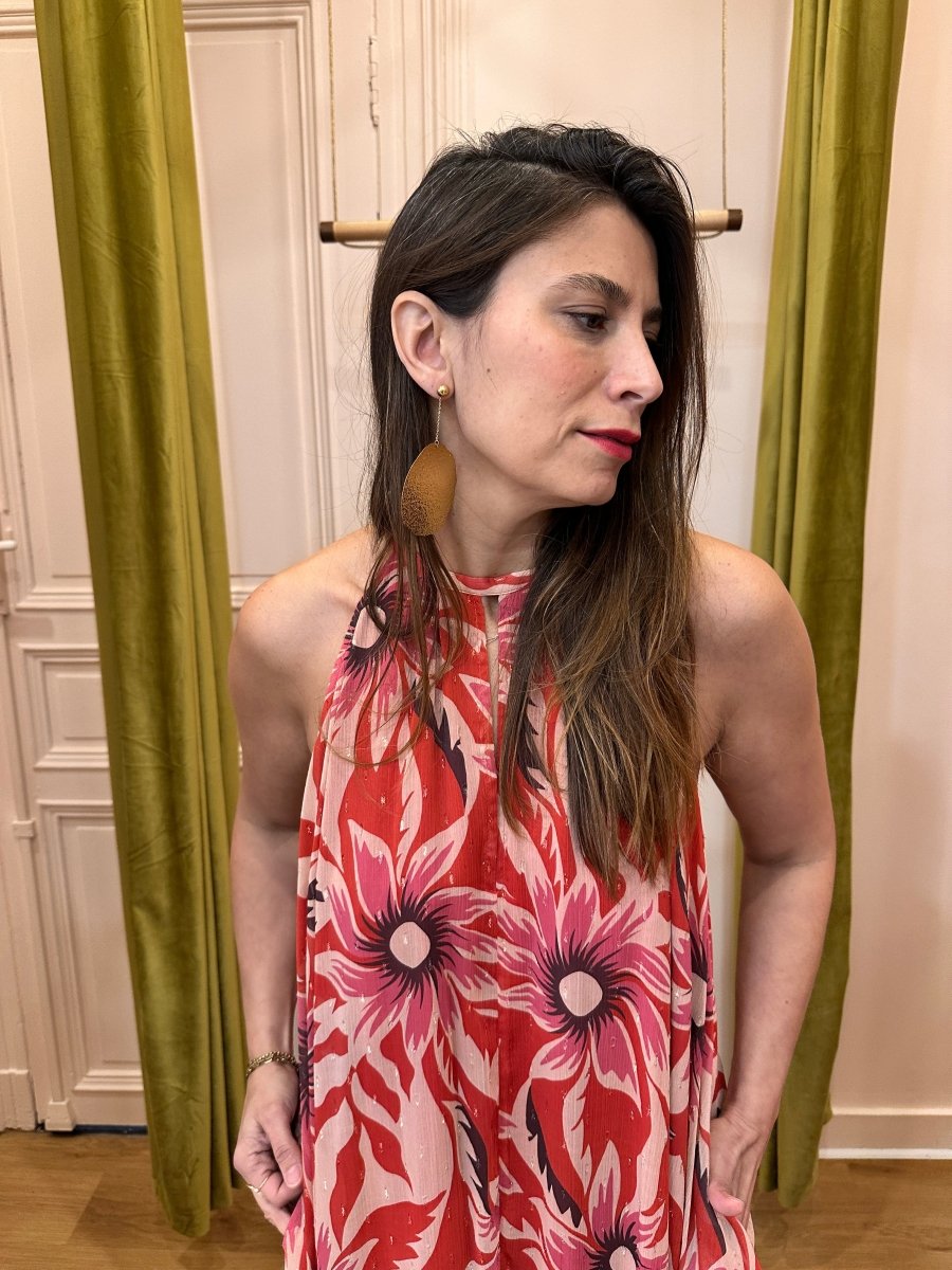 Robe Sheryl TERRACOTA - OPULLENCE Robe