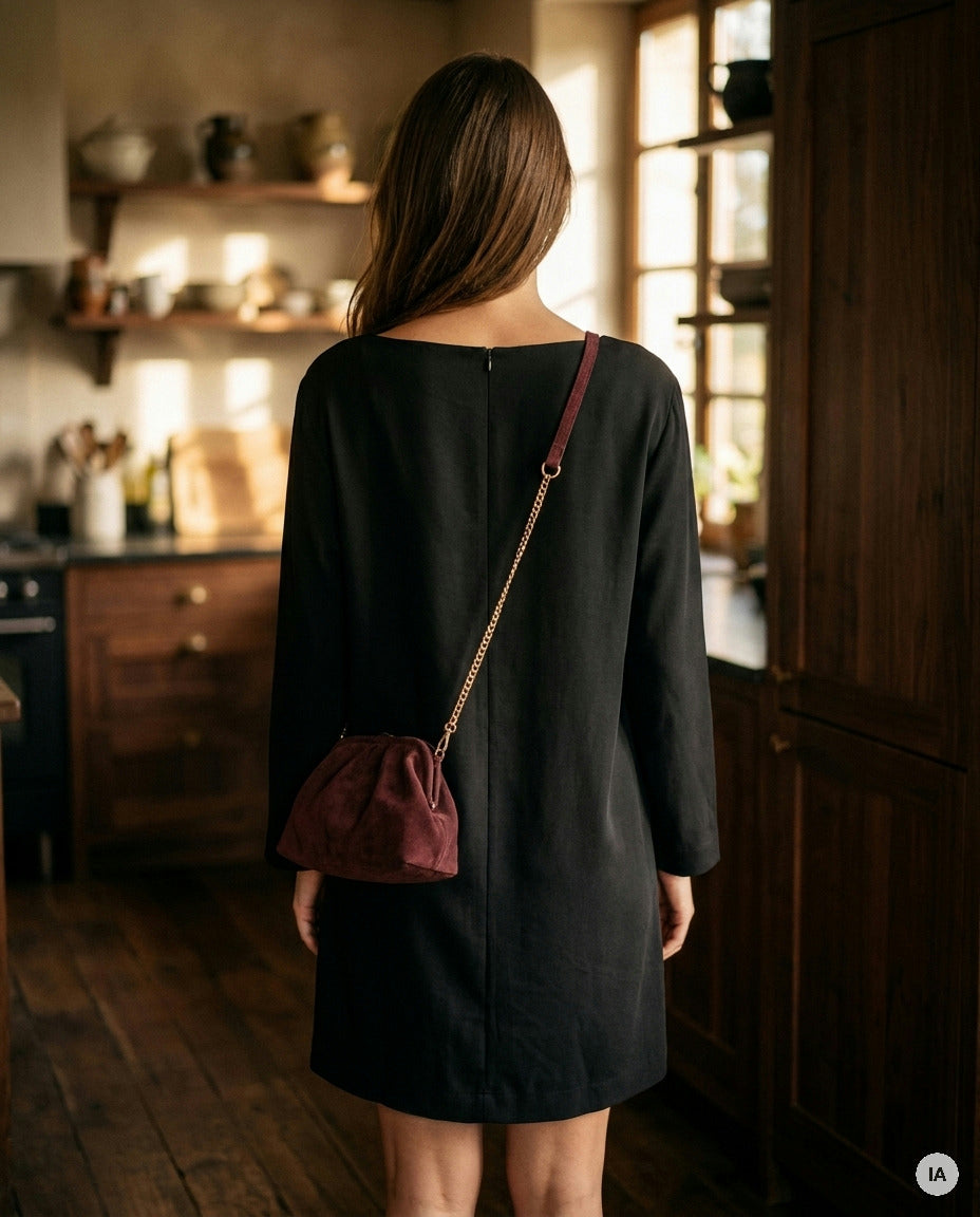 SAC BANDOULIERE EDGARD BORDEAUX - CINNAMON Sac à main — Image générée par IA