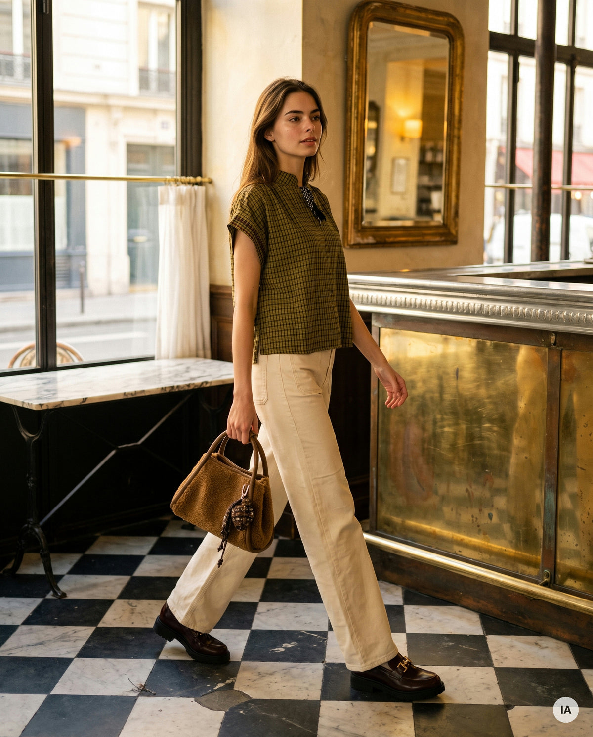 SAC MILO CAMEL - ORFEO Sac à main — Image générée par IA