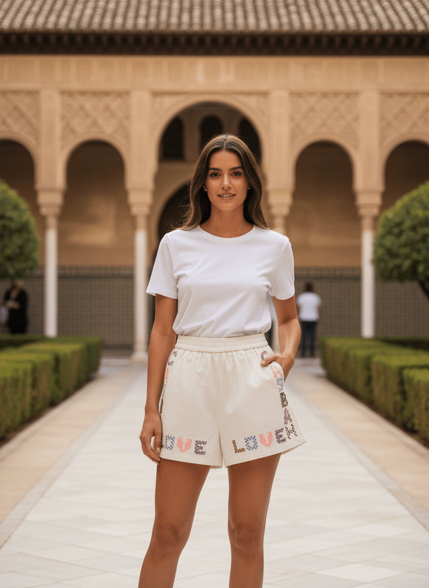 SHORT SILOE BEIGE - CASBAH LOVE Short