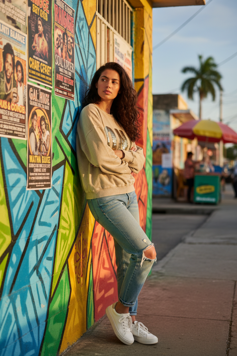 Sweat Alan SAND - ONE TEE Sweat