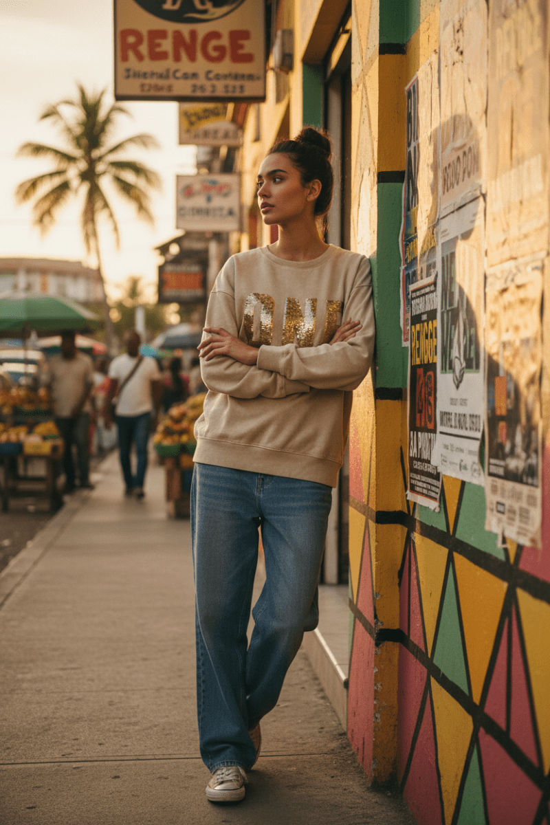 Sweat Alan SAND - ONE TEE Sweat