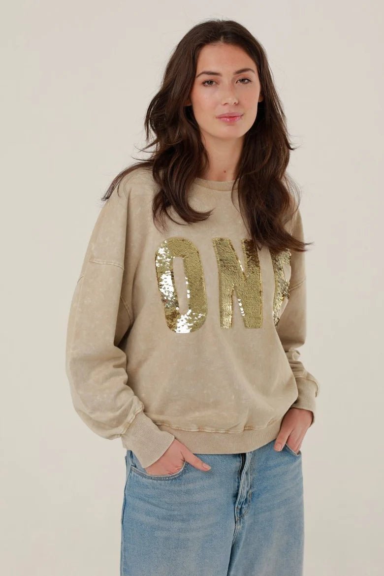 Sweat Alan SAND - ONE TEE Sweat