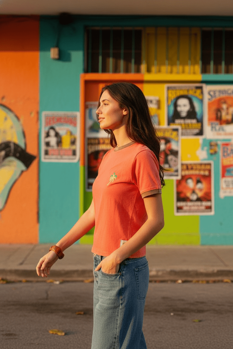 T-shirt Halina RED - ONE TEE T-shirt