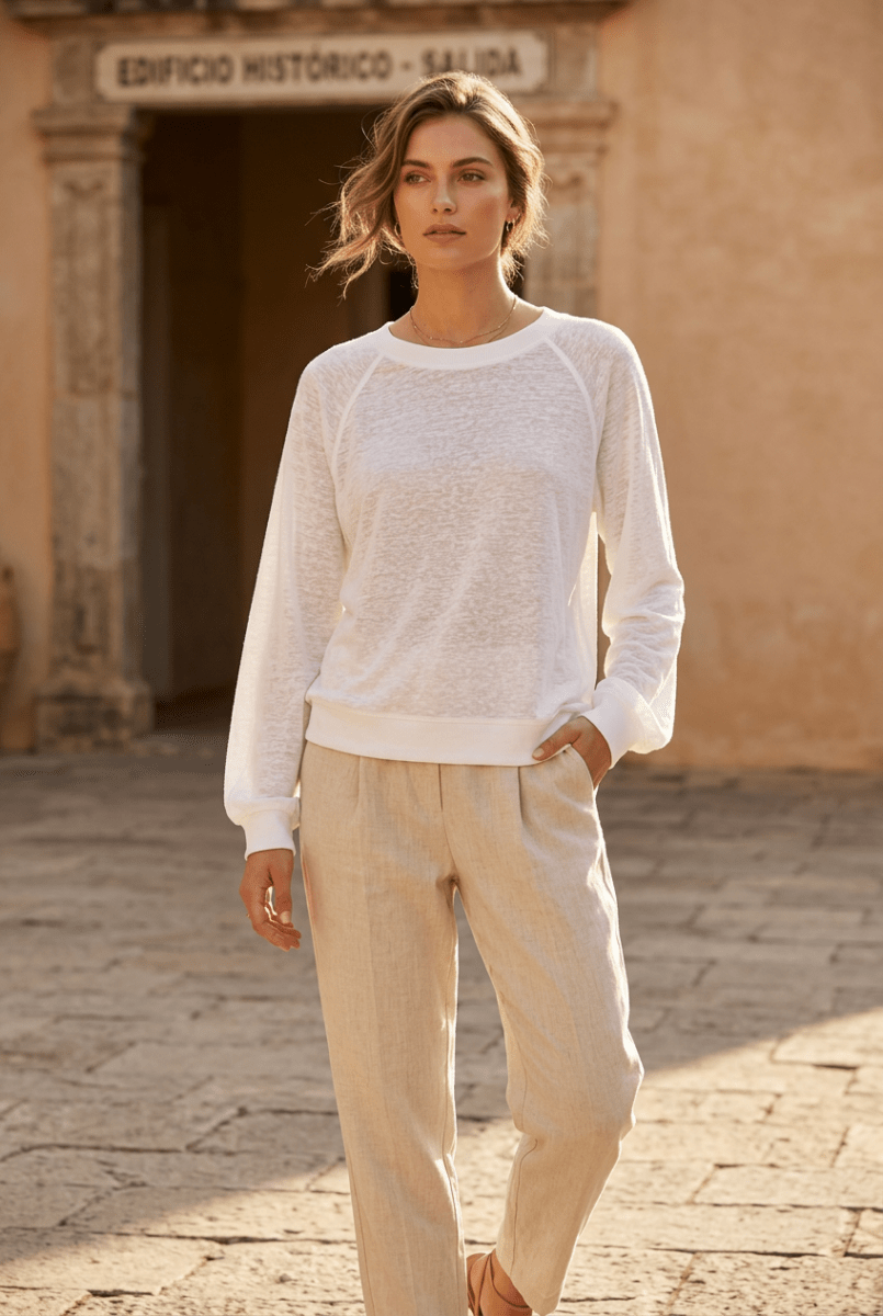 T - SHIRT HEALING ECRU - RUE MAZARINE TOP