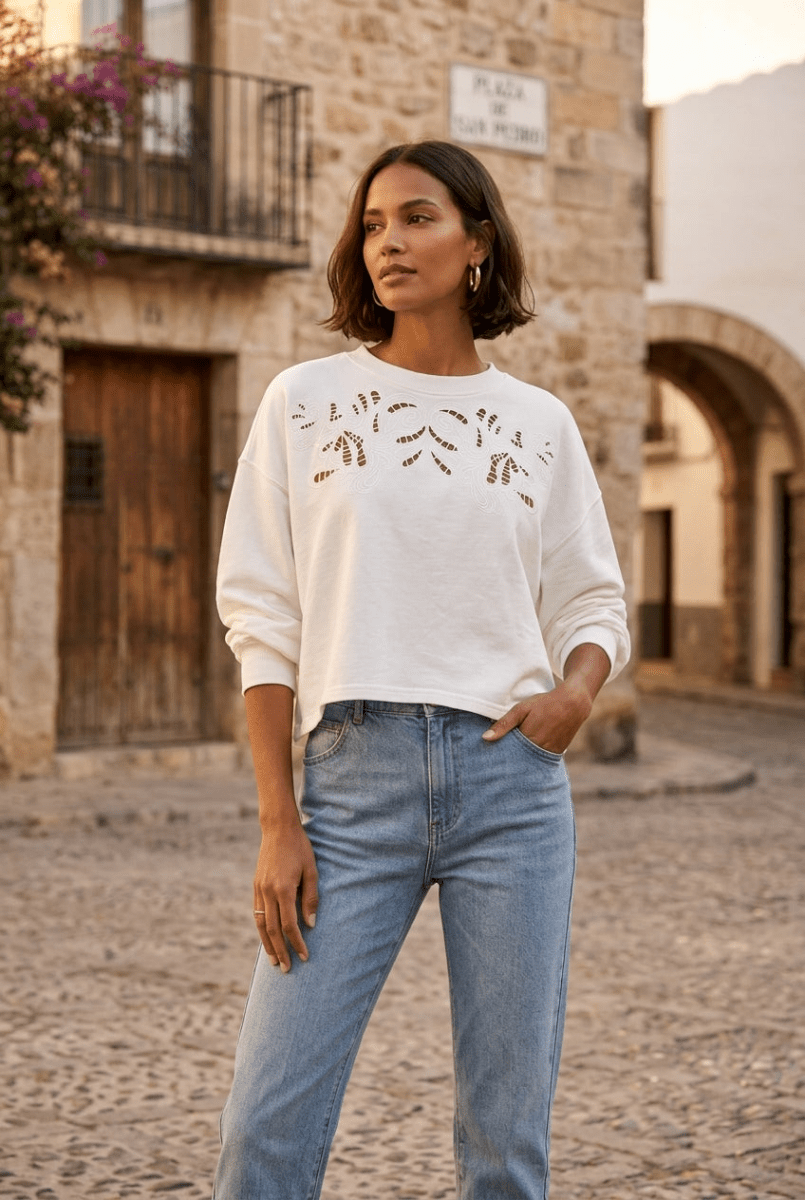 T - SHIRT IDOLE ECRU - RUE MAZARINE TOP